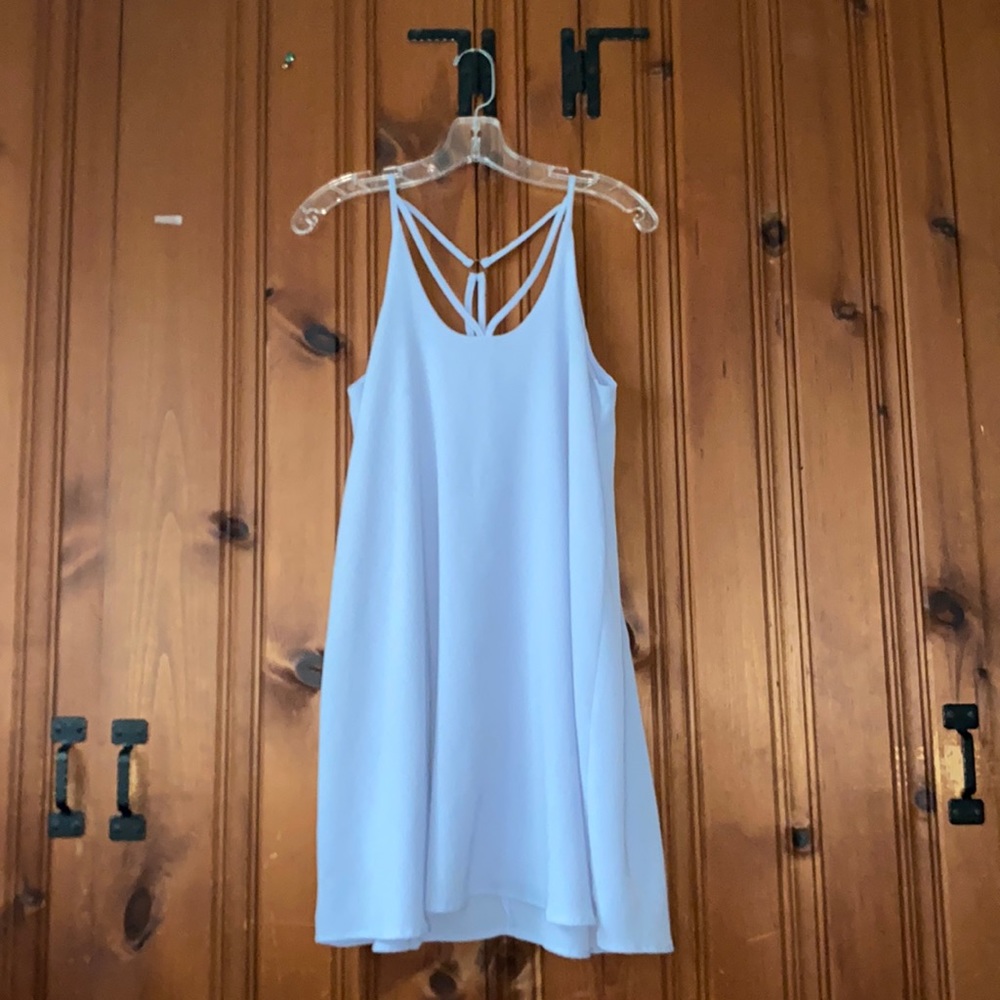 Short periwinkle dress
